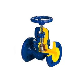 Клапан запорный ZETKAMA 215A Ду150 Ру16 фланцевый из чугуна, 215A150C01