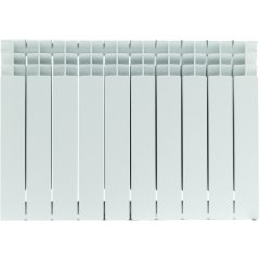 Радиатор биметаллический STOUT TITAN 500 11 секций боковое подключение (белый RAL 9016)