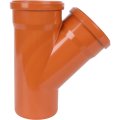 Тройник Sinikon НПВХ D110x110x45° для наружной канализации, 20300.R.B