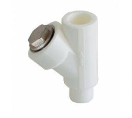 Герметичный фильтр Kalde 25 (ВН-ВН) (соединение муфта-муфта) для полипропиленовых труб под сварку (цвет белый)