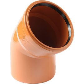 Отвод для наружной канализации Pro Aqua Terra D160/45 PP, PPH3016045