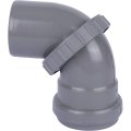 Отвод универсальный Sinikon D050 серый, KU.050.G