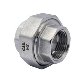 Американка прямая, латунь, внутренняя/внутренняя резьба  3/4, еврослот, никель, RTP