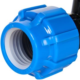 Тройник ПНД Политэк с внутренней резьбой 40х3/4х40 ТПК-АКВА, 52403440