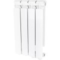 Радиатор алюминиевый STOUT Bravo 500 4 секции нижнее правое подключение (белый RAL 9010), SRA-0120-050004
