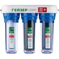 Фильтр трехступенчатый Гейзер БИО 312 (мех+Арагон М-Био+В+Fiber Pro), 66025
