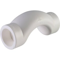 Обводное колено Политэк d=32 для полипропиленовых труб под сварку (цвет белый)