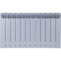 Радиатор биметаллический Global STYLE PLUS 500 12 секций боковое подключение (цвет cod.08 grigio argento opaco metallizzato 2676 (серый)), 155272