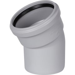Отвод канализационный бесшумный STOUT D110х30°, SKB-0009-011030