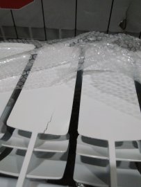 Уцененный товар (трещина на ламели): Радиатор биметаллический ROMMER Plus BM 200 12 секций боковое подключение (RAL9016), RBM-3210-020012