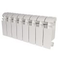 Радиатор алюминиевый Global VOX- R 200 8 секций боковое подключение (белый RAL 9010), VX02001008