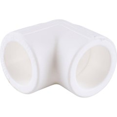 Угольник 90* Kalde d=25 для полипропиленовых труб под сварку (цвет белый)