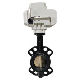 ЗДП с чугунным диском и электроприводом 220В Ду100 Ру, 105100308