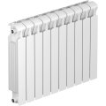 Радиатор биметаллический RIFAR MONOLIT 500 10 секций боковое подключение (белый RAL 9016), 3RM50-10