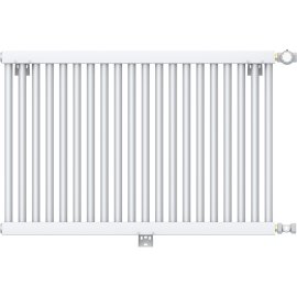 1-но трубчатый стальной радиатор ROMMER RST 1030/08 секций боковое подключение RAL9016