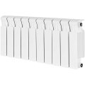 Радиатор биметаллический RIFAR MONOLIT 300 10 секций боковое подключение (белый RAL 9016), 3RM30-10