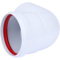 Отвод Vaillant 90 DN 80 белый, 300818