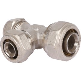 Тройник переходной TIEMME (26.3х20.2х20.2) для металлопластиковых труб винтовой, 1600080