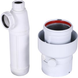 Переходник Vaillant 60/100 -> 80/125 мм с конденсатоотводчиком, 0020202465