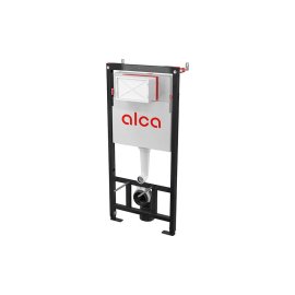 AM101/1120-4:1 M578-VE-01 (AM101/1120-4:1 RU M578-0001) AlcaPlast Инсталляция с черной матовой кнопкой и шумоизоляцией AM101/1120+M578+M91