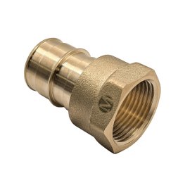 Муфта радиальная, латунь, внутренняя резьба,25х3/4, желтый, RTP