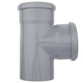 Тройник ВК ПП 110/110х87, серый,РТП