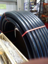 Уцененный товар (Порезы и повреждения): Труба напорная CYKLON (ПЭ100 DN50х4,6 PN16 SDR 11) (Длина: 5 м)