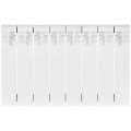 Радиатор биметаллический STOUT VEGA 350 8 секций боковое подключение (белый RAL 9016), SRB-1310-035008