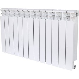 Радиатор биметаллический RIFAR BASE 500 13 секций боковое подключение (белый RAL 9016)