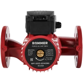 Насос циркуляционный фланцевый трехскоростной ROMMER 65-140F 380V
