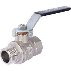 Кран шаровой стандартнопроходной STOUT SVB ВР/НР, ручка рычаг 1/2