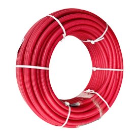 Труба EVOH PE-Xa в гофроизоляции 20х2,8х28, 100м красная, RTP