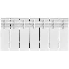 Радиатор биметаллический STOUT TITAN 200 7 секций боковое подключение (белый RAL 9016), SRB-3310-020007