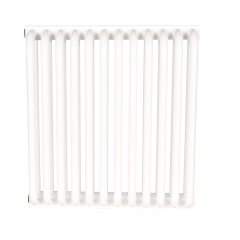 2-х трубчатый стальной радиатор ROMMER RST 2050/12 секций боковое подключение RAL9016