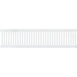 Трубчатый стальной радиатор КЗТО РС 1-500-33 секции 1/2 боковое подключение RAL9010, РС15003312RAL9010