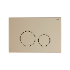Панель смыва РЕХАУ NOVA ORB 001 с круглыми клавишами, пластик, золотой, матовый, 19102251001
