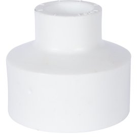 Муфта переходная Политэк 40х20 внутр./внутр. для полипропиленовых труб под сварку (цвет белый), 9000004020