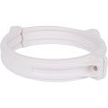 Хомут Sinikon ПП D110 белый Комфорт Плюс со шпилькой и дюбелем, KPP.110.K.D