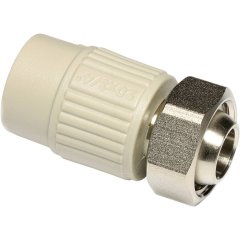 Муфта Ekoplastik ППР с евроконусом и накидной гайкой 20х3/4