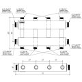 Модульный коллектор GIDRUSS MKSS-150-4DUx25 (до 150 кВт, 2 магистр. подкл. G 1, 2 контура G 1 вверх и 2 вниз)