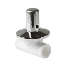 Клапан Pro Aqua d= 32 PP-R (вентиль) с хромированной рукояткой Белый, PA43012