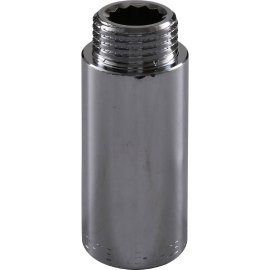 Удлинитель TIEMME НВ 50мм-1/2 хром для стальных труб резьбовой, 1500052