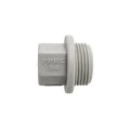 Заглушка резьбовая PPR  3/4, PN25 серый, РТП