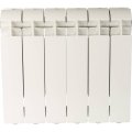 Радиатор алюминиевый Global VOX- R 350 6 секций боковое подключение (белый RAL 9010), VX03501006