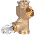 Вентиль балансировочный Watts НP SRV-AG15 с расходомером(1 ,2-16л/м), 10010138