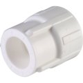 Муфта комбинированная Политэк 20х1/2 внутр. резьба для полипропиленовых труб под сварку (цвет белый), 9100002012