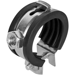 Хомут для труб одновинтовой STOUT с гайкой М8, 1 (32-35мм)