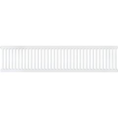 Трубчатый стальной радиатор КЗТО РС 1-500-36 секций 1/2 боковое подключение RAL9010