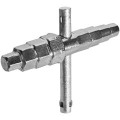 Ключ шестигранный STOUT для фитингов и разъемных соединений американка 12-24 мм размер