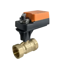 Двухходовой шаровой кран с электроприводом Теплосила TBV-15-4,0/TSL-06-1A-24, TS-48692